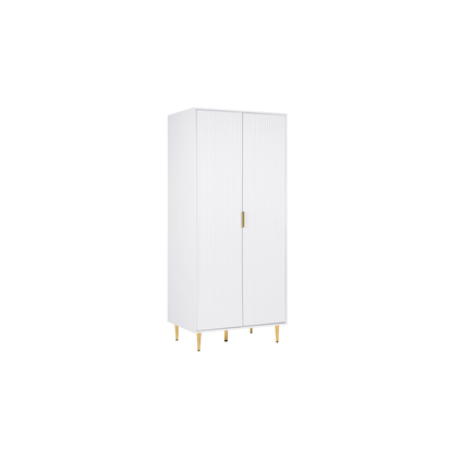 Zara 2 Door Fluted Wardrobe