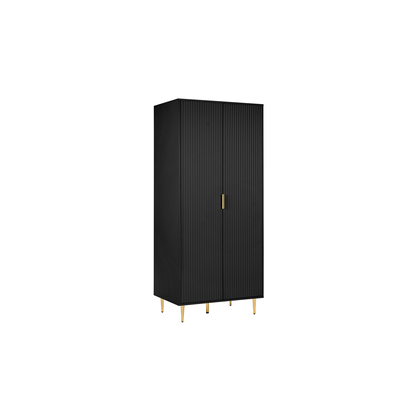 Zara 2 Door Fluted Wardrobe