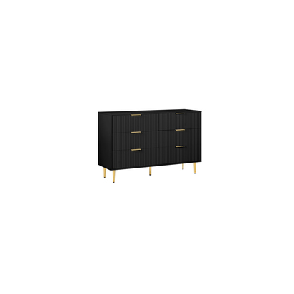 Zara 6 Drawer Fluted Chest
