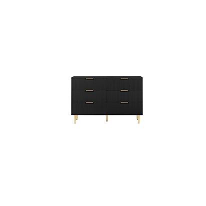Zara 6 Drawer Fluted Chest