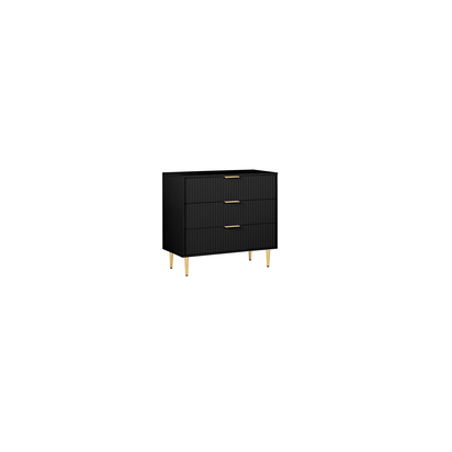 Zara 3 Drawer Fluted Chest