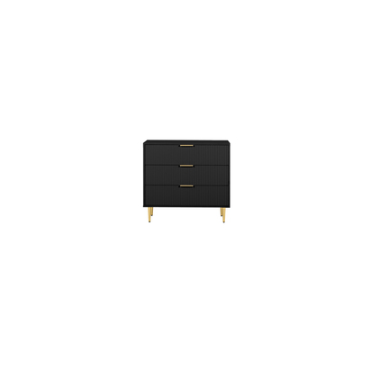 Zara 3 Drawer Fluted Chest