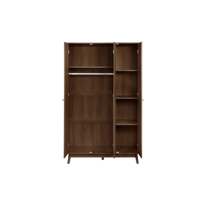Herringford 3 Door  Wardrobe With Mirror