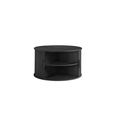 Axel Round Fluted Coffee Table with Storage