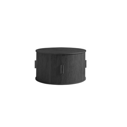 Axel Round Fluted Coffee Table with Storage