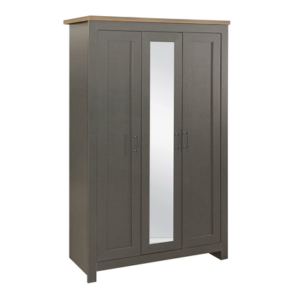 Highgate 3 Door Wardrobe With Mirror