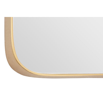 Tia Medium Gold Finish Square Wall Mirror