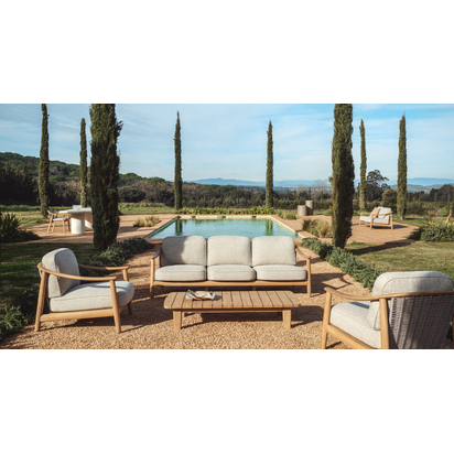 Dirome orange striped 100% PET cushion cover 45 x 45cm