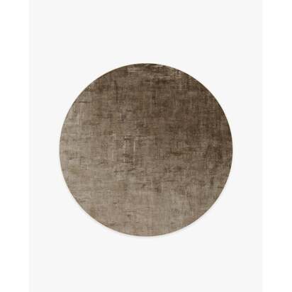 Impasto Natural Flatwoven Rug - 185 Round cm - Rug + Cushioned Pad System