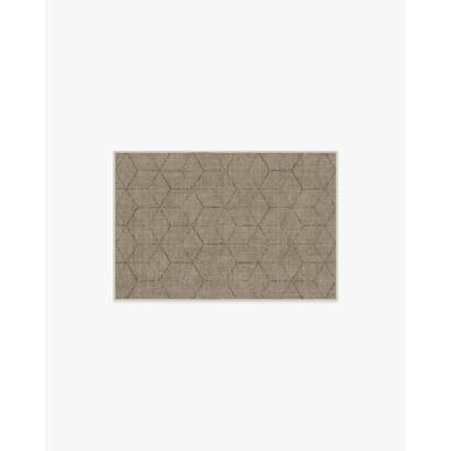 Prisma Natural Stone Flatwoven Rug - 60 x 90 cm - Rug + Cushioned Pad System