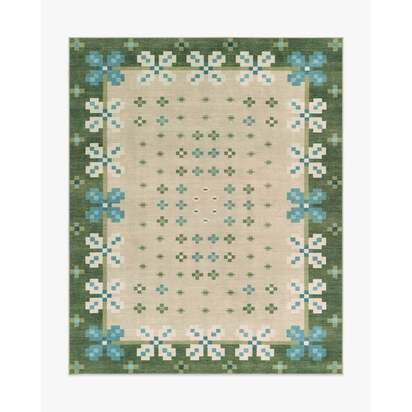 Clove Green Rug by Anthropologie - 245 x 305 cm - All-In-One Rug