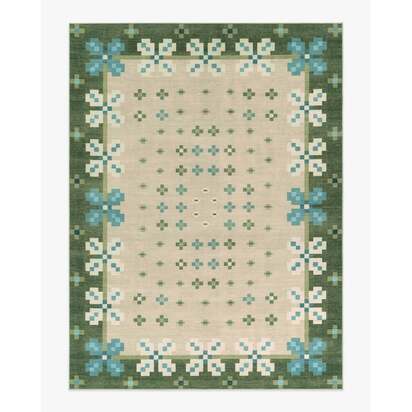 Clove Green Rug by Anthropologie - 275 x 365 cm - All-In-One Rug