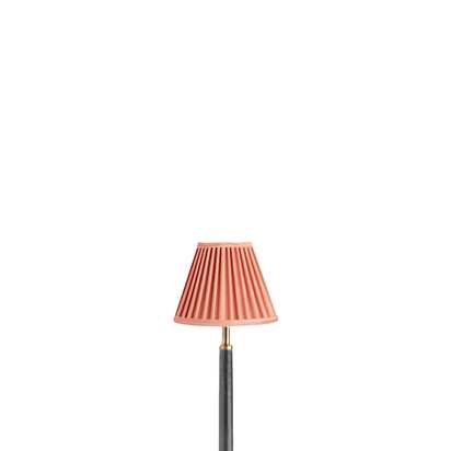 16cm empire shade in Coral silk