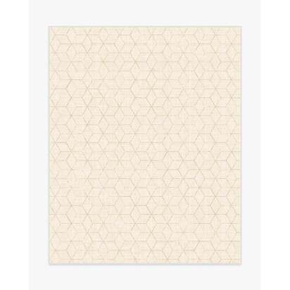 Prisma Cream Flatwoven Rug - 200 x 290 cm - Rug + Pad System