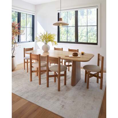 Impasto Taupe Flatwoven Rug - 200 x 290 cm - Rug + Cushioned Pad System