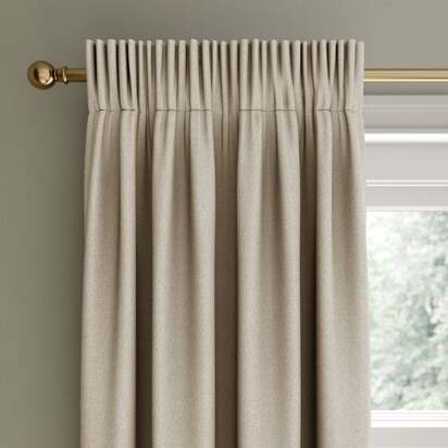 Rotterdam Herringbone Blackout Pencil Pleat Curtains