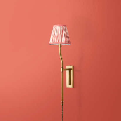 Mason wall fitting in antique brass