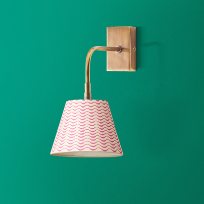 Matchbox rechargeable wall fitting in antique brass