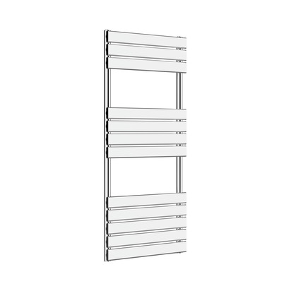 Brenton Avezzano Chrome Flat Panel Heated Towel Rail - 1200 x 600mm