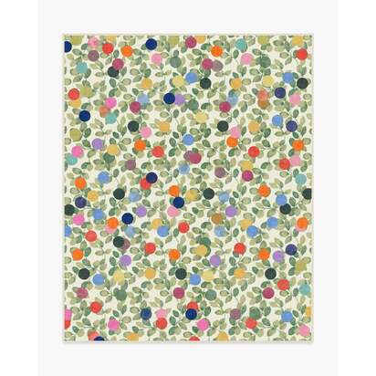 Botanical Whimsy Dots Neutral Flatwoven Rug - 245 x 305 cm - Rug + Cushioned Pad System