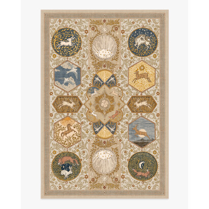 Woodland Wanderer Natural Flatwoven Rug - 185 x 275 cm - Rug + Pad System
