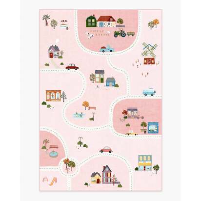 About Town Pink Rug - 200 x 290 cm - All-In-One Rug