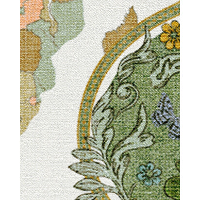 Little Explorer Gold & Green Rug - 90 x 150 cm - All-In-One Rug