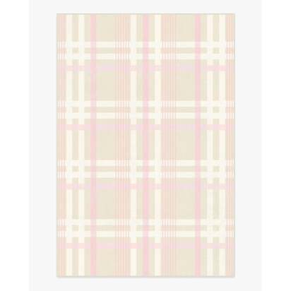 Charming Plaid Pink Rug - 185 x 275 cm - All-In-One Rug