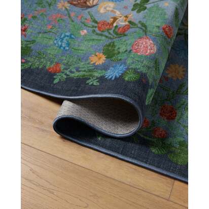 Lily Pad Midnight Multicolour Rug - 90 x 150 cm - All-In-One Rug