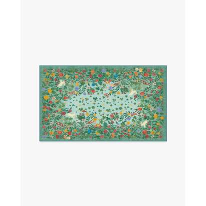 Lily Pad Meadow Multicolour Rug - 90 x 150 cm - All-In-One Rug