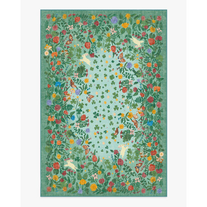 Lily Pad Meadow Multicolour Rug - 200 x 290 cm - All-In-One Rug