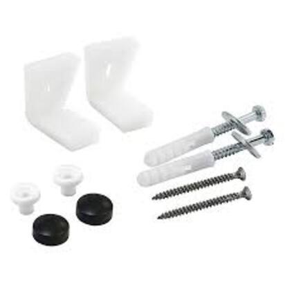 Arezzo WC Pan Floor Fixing Kit Matt Black