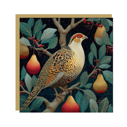 Pear Tree Christmas Cards (48pk)