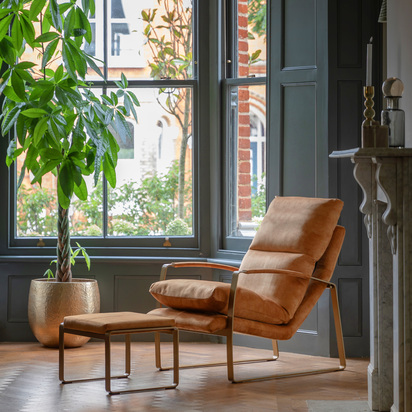 Brentstone Lounger Ochre