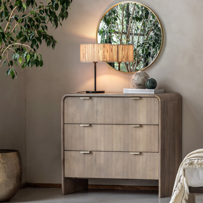 Ashport 3 Drawer Chest 900x450x850mm