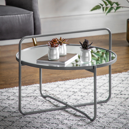 Brookbury Coffee Table Grey 650x650x500mm