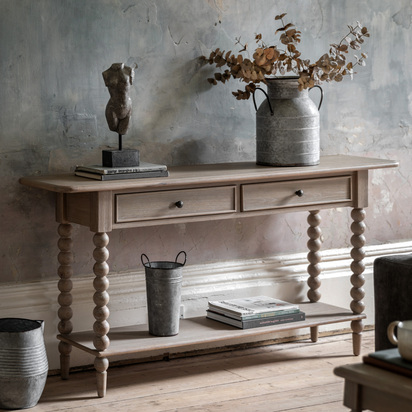 Hadley 2 Drawer Console Table 1650x400x800mm