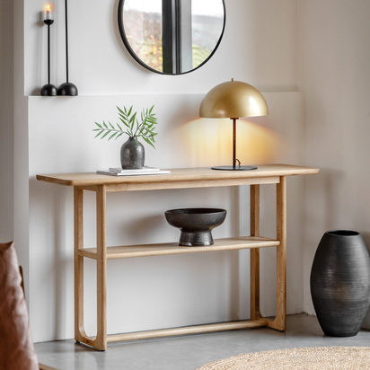 Alderwood Console Table Natural 1400x380x800mm