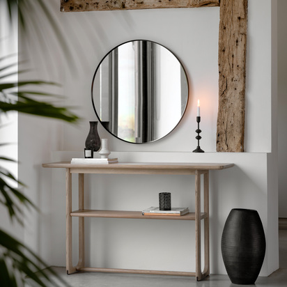 Alderwood Console Table Smoked 1400x380x800mm