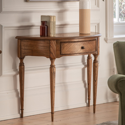 Camstead Demi Lune Table 930x750x400mm