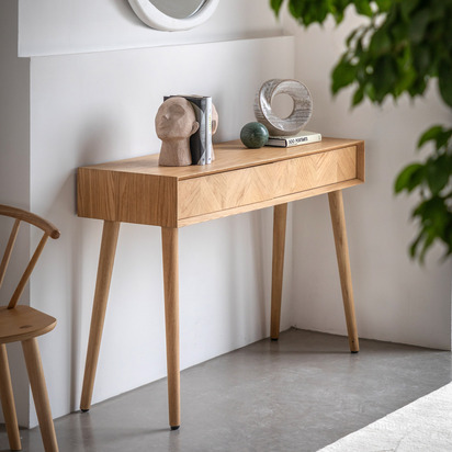 Fairshire 2 Drawer Console Table 1200x380x800mm