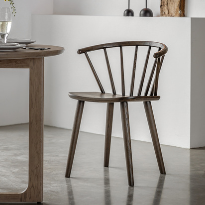 Alderwood Dining Chair Mocha (2pk) 540x520x760mm