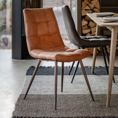 Bramton Brown Chair (2pk)