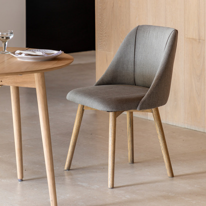 Brentwick Dining Chair Slate Grey (2pk) 570x610x840mm