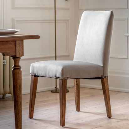 Camstead Chair Dove Velvet (2pk)