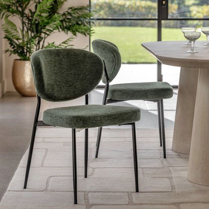 Glenmont Dining Chair Green (2pk)