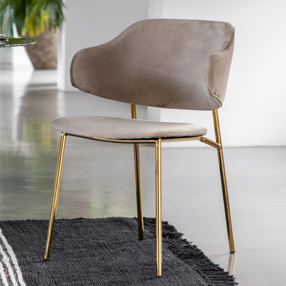 Linshire Dining Chair Taupe (2pk)