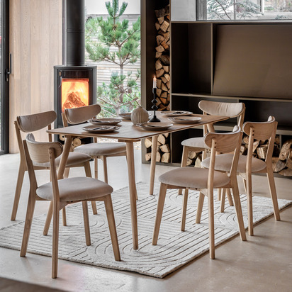 Burcroft Dining Table Natural 1500x800x750mm  - Large