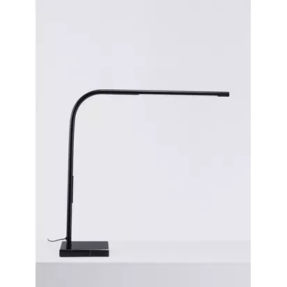 John Lewis Cullen LED Marble Base Desk Lamp, Black Black | 60.9 x W13 x D61.2cm