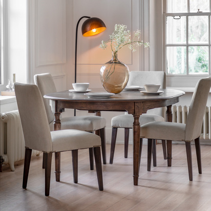 Elmshire Ext Round Table 1200/1600x1200x750mm  - Small
